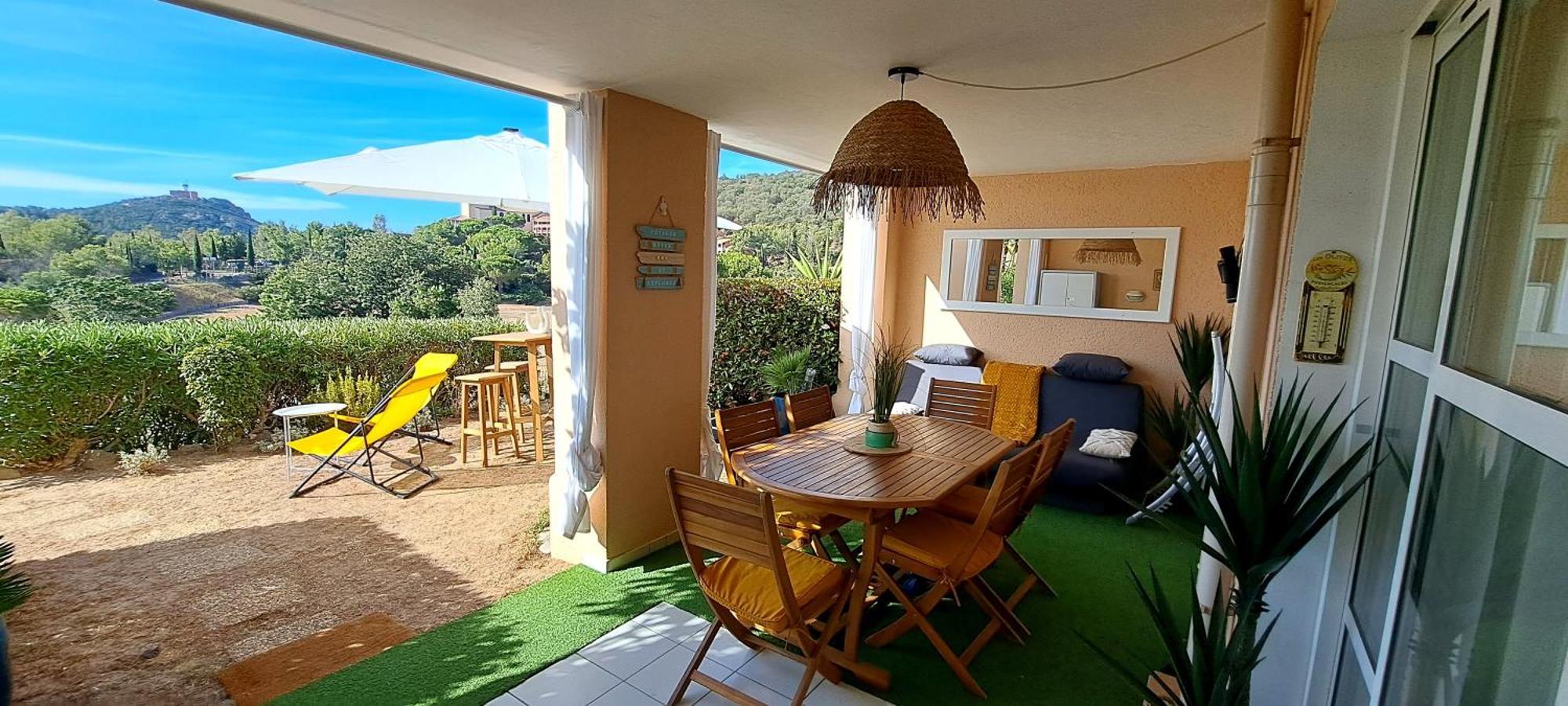 Dans Un Cadre D'Exception, Vue Mer Panoramique A Agay Cote D'Azur, Village Vacances Cap Esterel, T2 Avec Jardin, Golf, Climatisation, Wifi, 5 Piscines Saint-Raphaël Εξωτερικό φωτογραφία