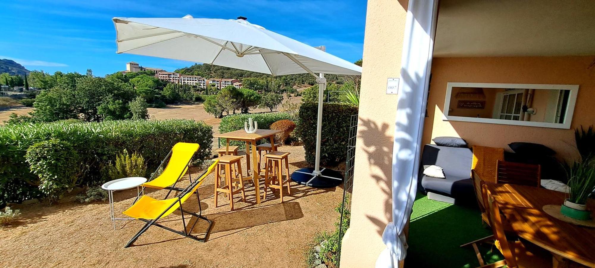Dans Un Cadre D'Exception, Vue Mer Panoramique A Agay Cote D'Azur, Village Vacances Cap Esterel, T2 Avec Jardin, Golf, Climatisation, Wifi, 5 Piscines Saint-Raphaël Εξωτερικό φωτογραφία